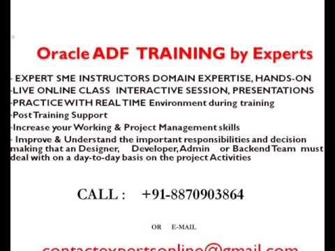 Oracle ADF Online Training and Support
