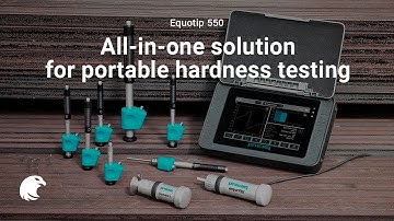 All-in-one solution for portable hardness testing I Equotip 550
