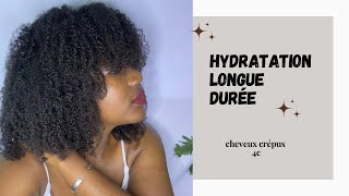 HYDRATER ET MAINTENIR SON HYDRATATION LONGTEMPS SUR  CHEVEUX CRÉPUS 4C|| NTSOH || Sarah Nguimgo