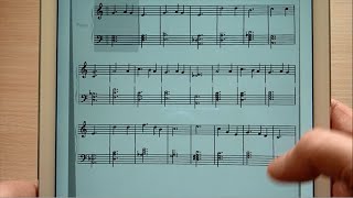 Video thumbnail of "Silent Night (Jazz Version) by Sheet Music Scanner on the iPad (now available on Android, too)"