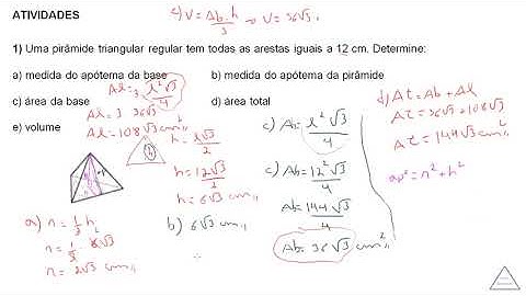 Pirâmides - Correção das Atividades