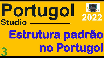 Portugol 3 [ ESTRUTURA PADRÃO ] - Estrutura padrão de todo algoritmo  | Lógica de programação