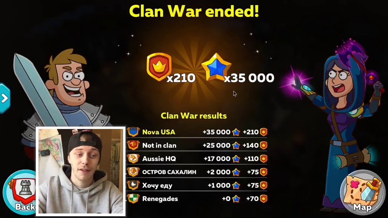 HUSTLE CASTLE  NEW UPDATE CLAN WARS STRATEGY TIPS AND TRICKS TO GET EASY WINS!