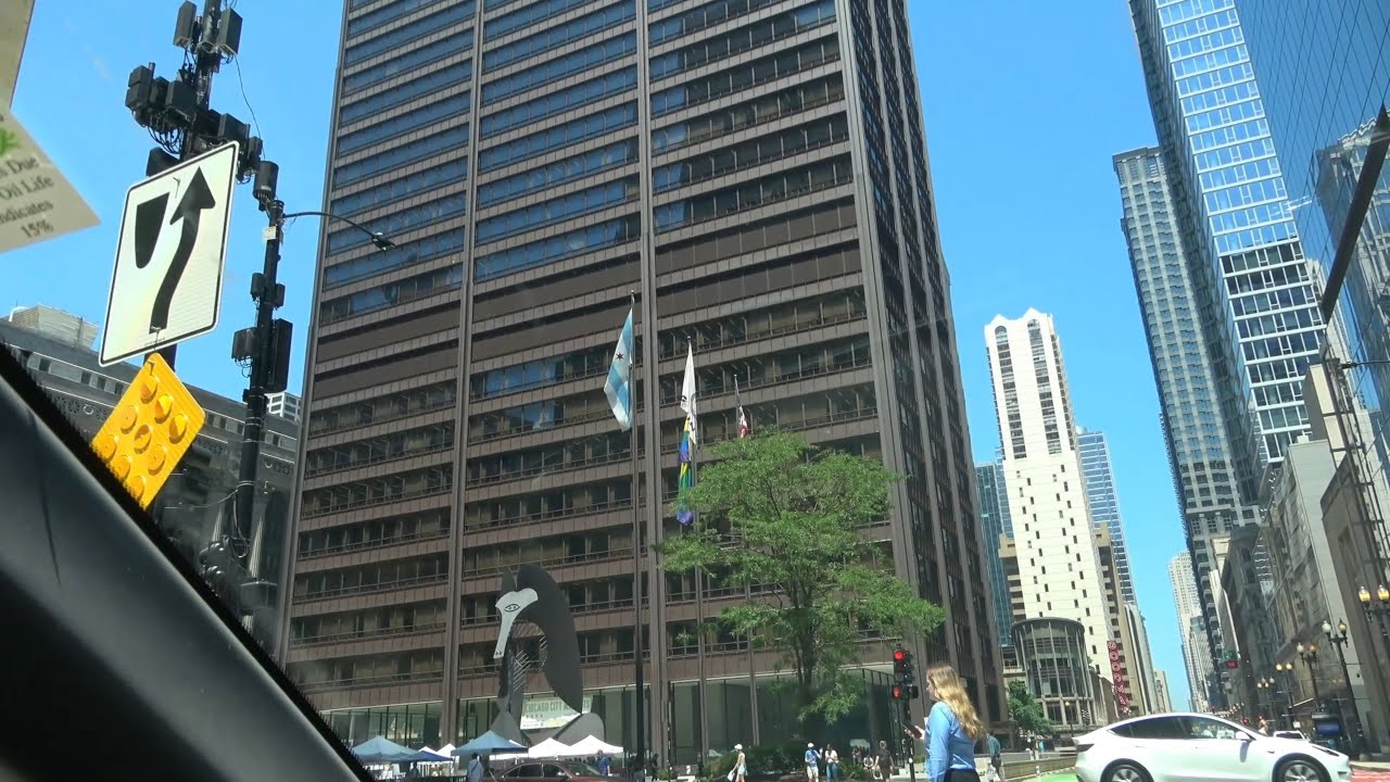 Driving In Chicago Showing The Batman Dark Knight Rises Filming Locations & More 4K