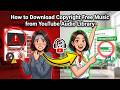 How to Download Music From YouTube as MP3  File | youtube audio library | Step by Step