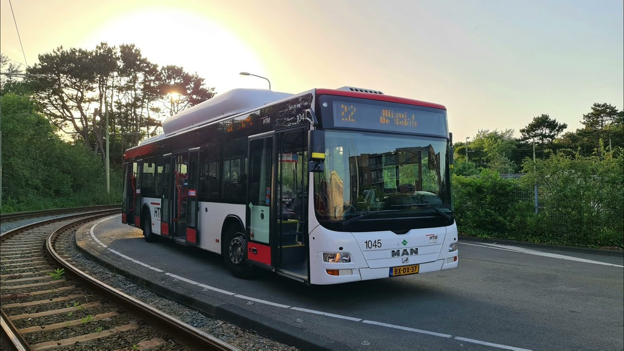 HTM lijn 22: Den Haag Duindorp - Rijswijk De Schilp | HTM 1045 | 2022