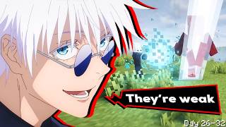 Adding Gojo ai to Minecraft Actually Broke My World File 😭🙏 (Day 26-32)
