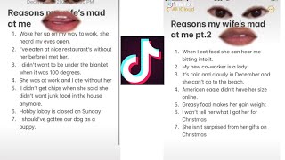 Reasons Why My Wife’s Mad at Me (Too Funny) | Tiktok