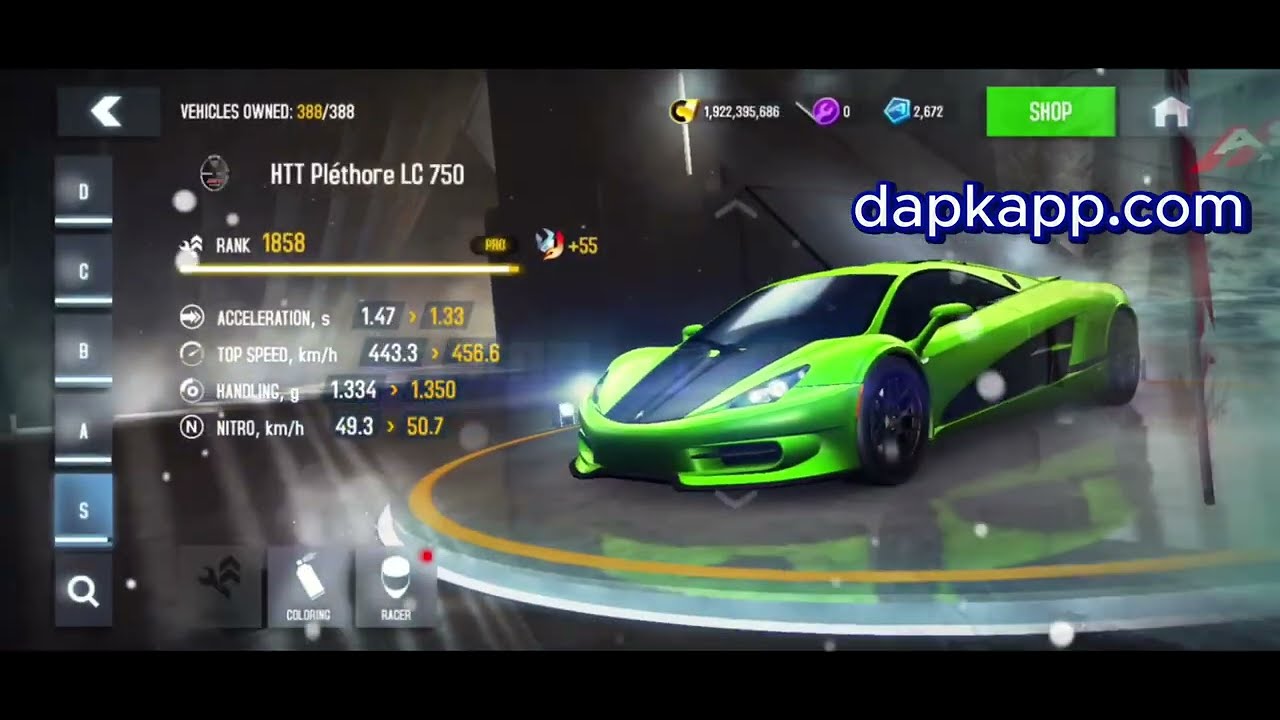Asphalt 8 MOD APK 8.2.1b (Unlimited Money, Tokens and Unlocked