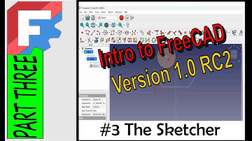 An Introduction to FreeCAD 1.0 Part 3 #freecad #cad #design #sketcher