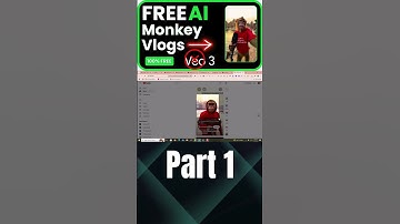 👉Part 1 - Make FREE Viral AI Monkey Vlogs for FREE Without Google VEO 3
