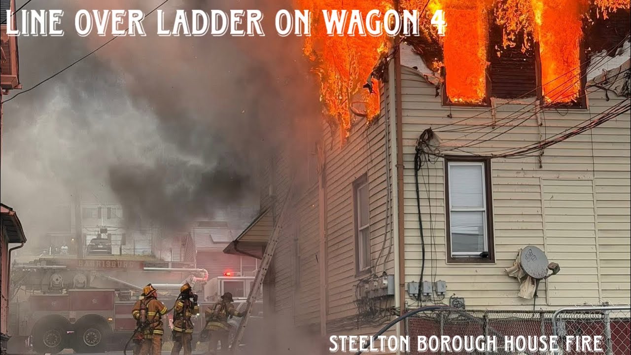 GoPro: Harrisburg Fire | Wagon 4 to Steelton | Nozzleman POV | 3/3/26