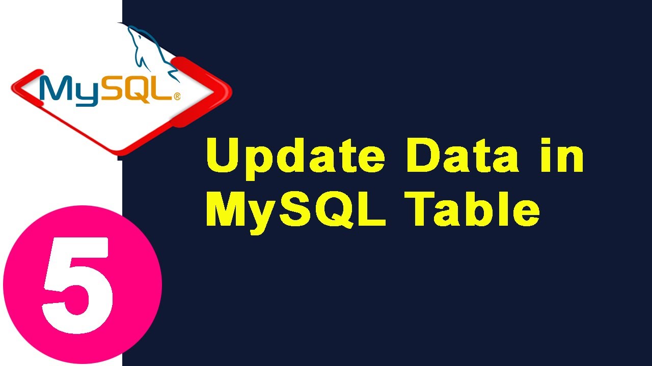 How to update table using xampp server | Update table using SQL command ...