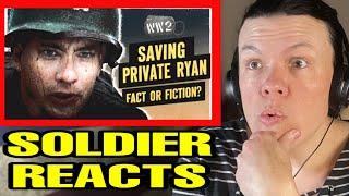 WW2 With Indy Neidell- How Accurate is Saving Private Ryan?? (US Soldier Reacts to D-Day Special!)