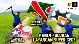 Harvest Dozens Of Super Large Kites  Moro Kites Episode 107 Part 1