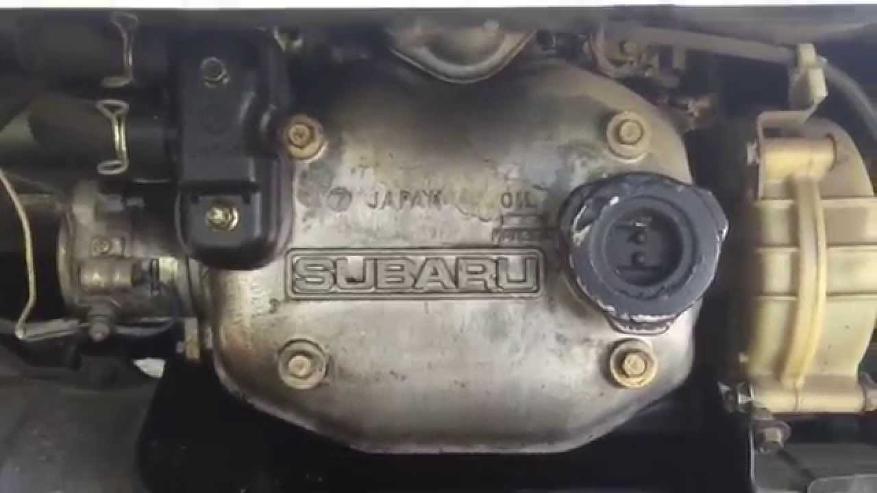 昭和61年式スバルサンバー4WD エンジン始動！ - YouTube