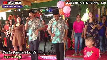 Cinta sabun mandi # Om ULTRA 98  musik palembang # acara Bpk Herman Yah Desa bingin // 3/4 Juli 2023