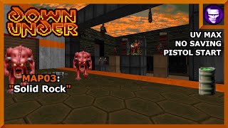 Doom 2 Down Under UV Max Map03: "Solid Rock" (1:53)