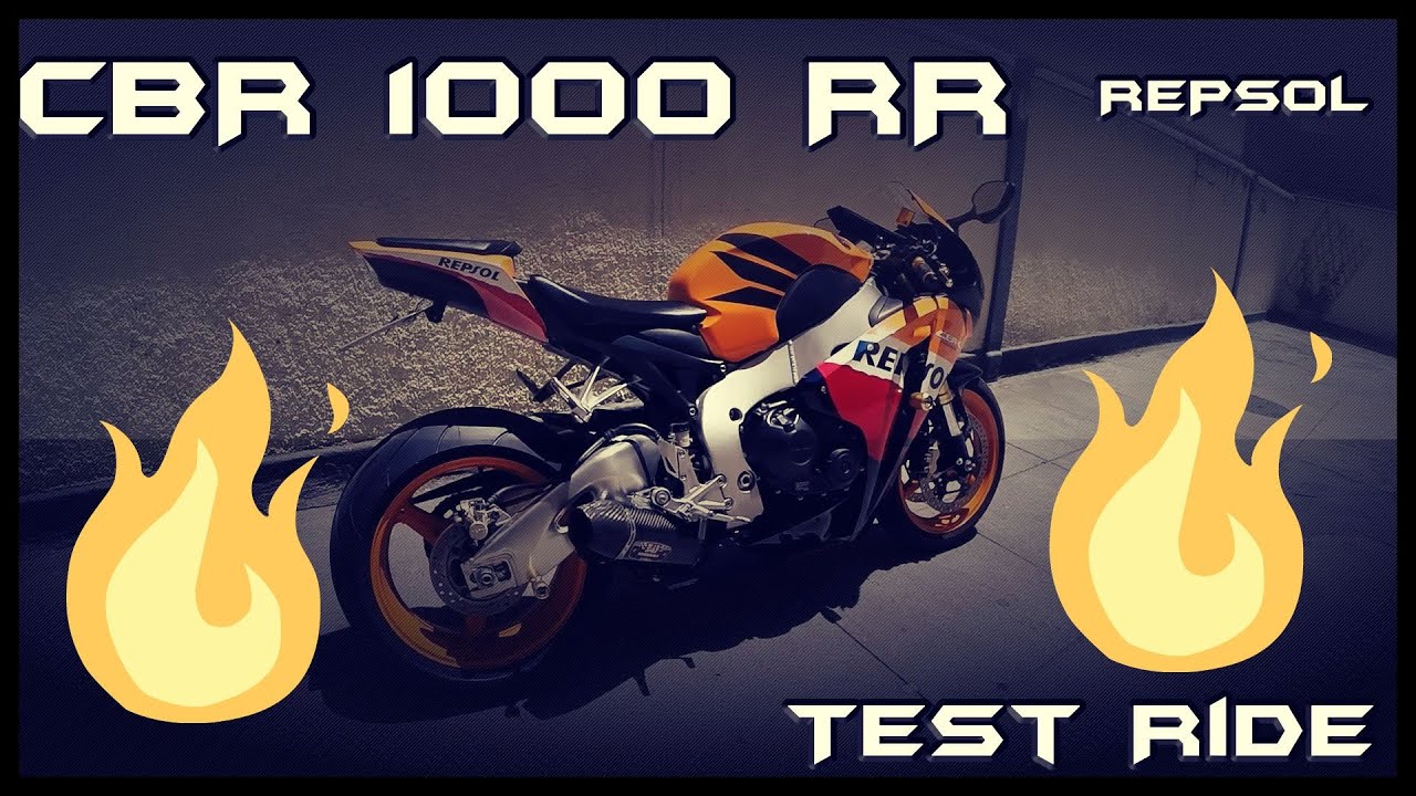 CBR 1000 RR REPSOL - TEST RIDE! - YouTube