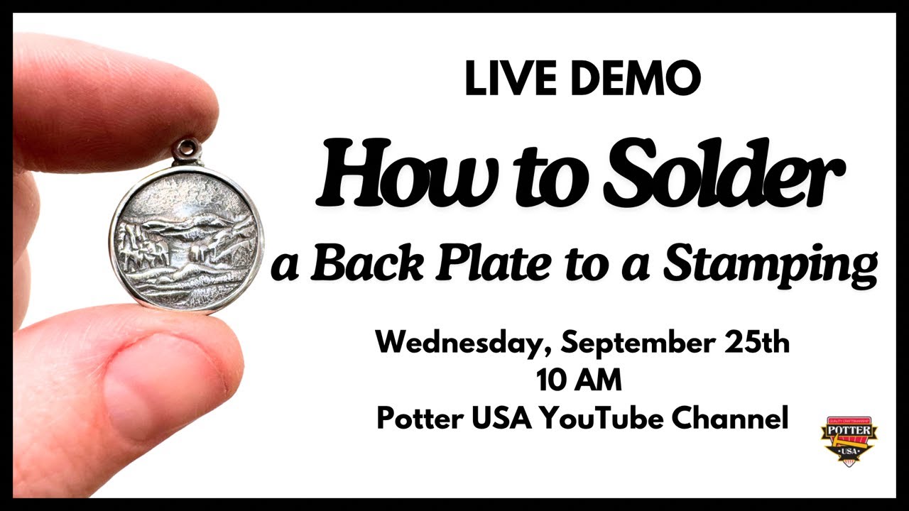 Live Demo - How to Solder a Backplate to a Stamping - YouTube