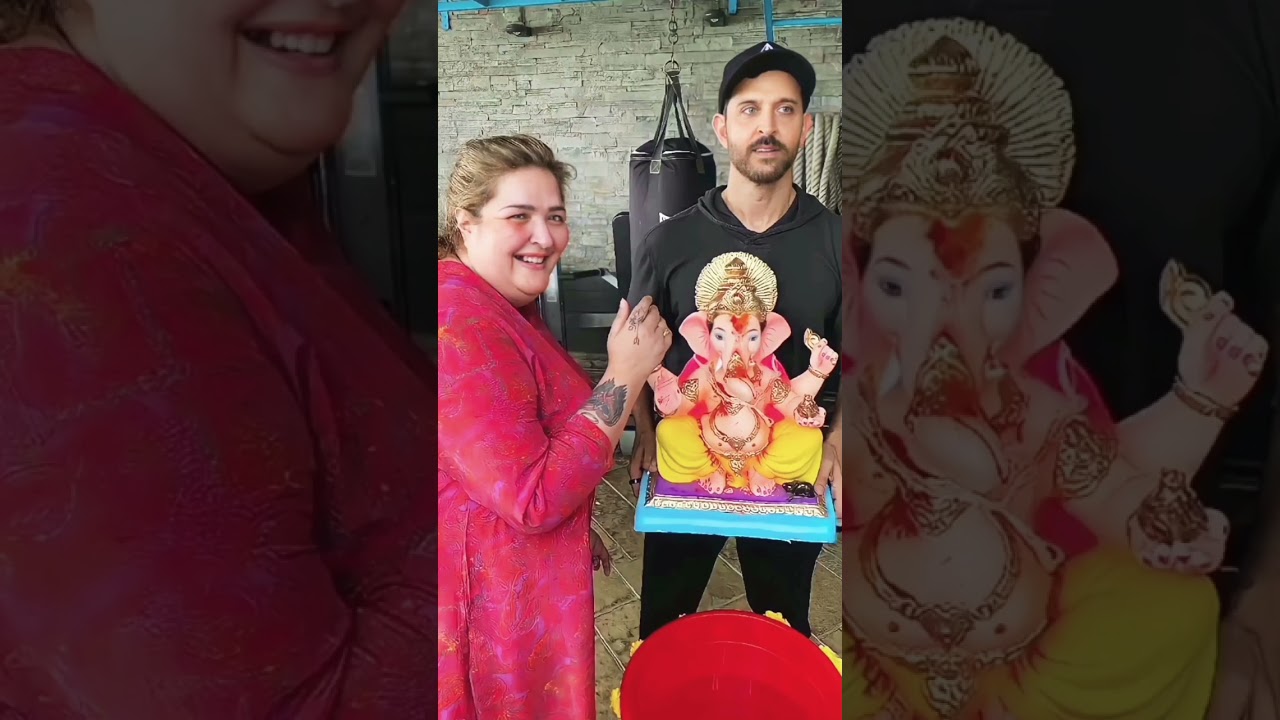 Hrithik Roshan with Sister Sunaina Roshan 😎💃❤️Lovely Brother Sister Swag 