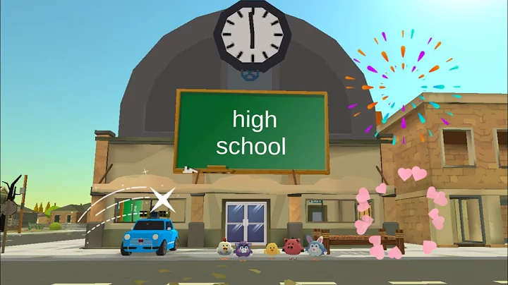 school in chicken gun #funny #video #views #chickengun 😀😃😀