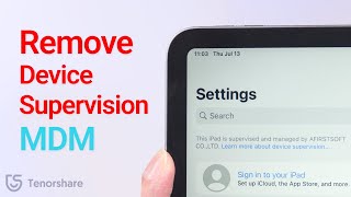 How to Remove Device Supervision on iPad screenshot 4