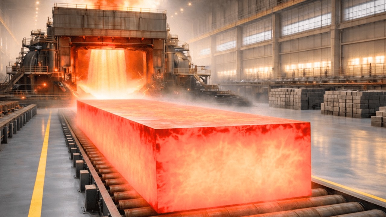 Inside the Hot Rolling Mill Factory: From Iron Ore to Finisshed Steel (Full Process)