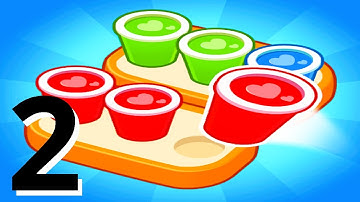 🧩 Coffee Color Stack 🧩 GAMEPLAY Part 2 (Android, iOS)