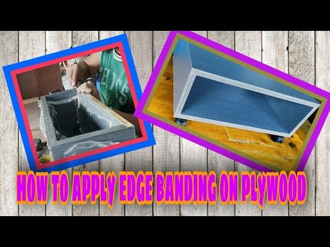 Paano magdikit ng edge banding. (How to apply edge banding).