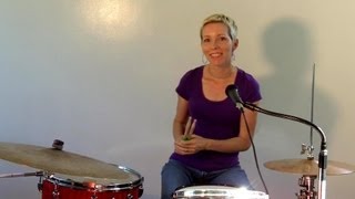 Intermediate Beginner Drum Lesson 17 ♦ Bass Drum Syncopation