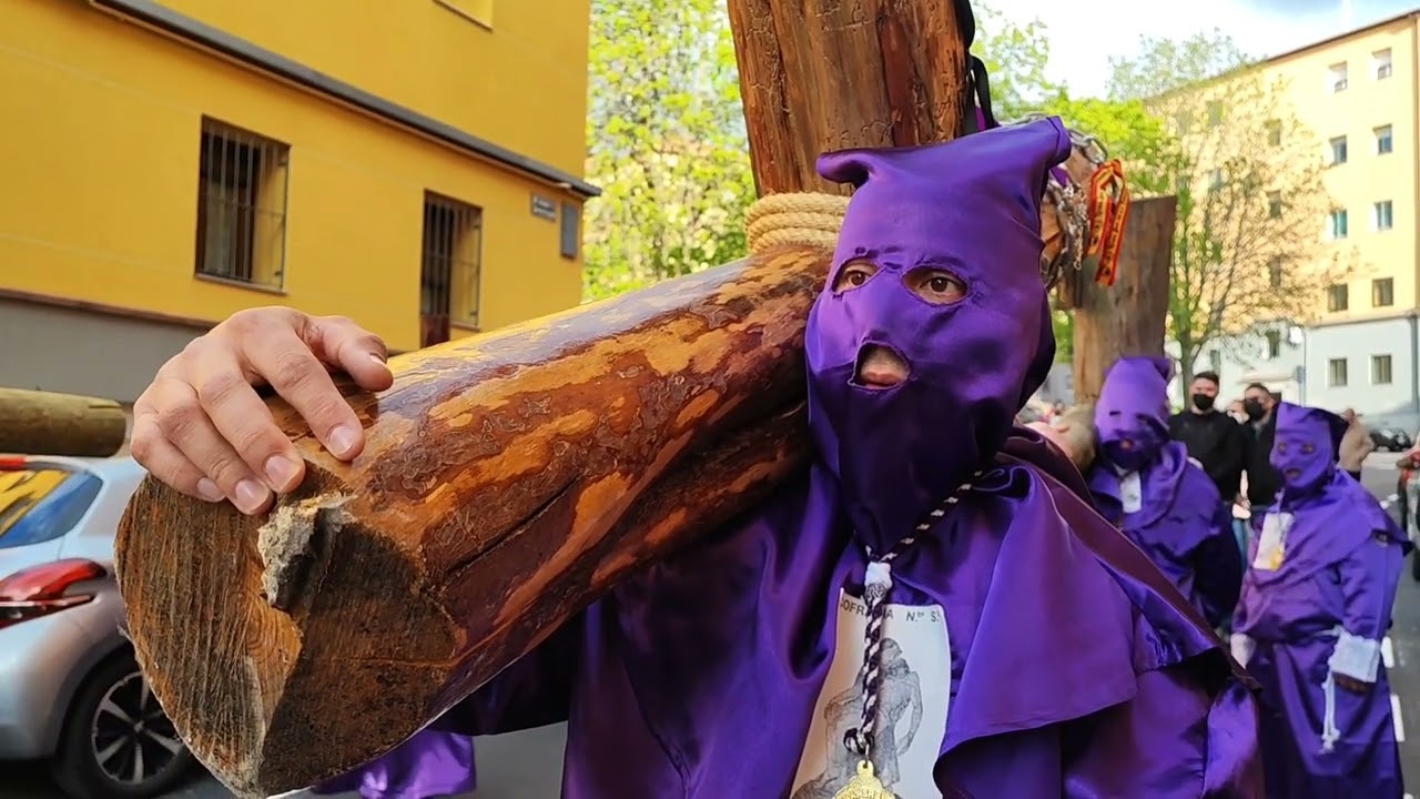 Semana Santa Segovia 2022. Traslado La Piedad, La Magdalena y El Calvario. San José  14/4/2022