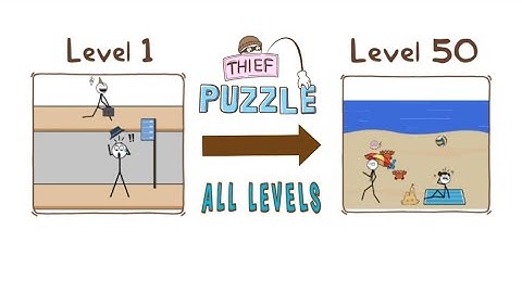 Thief Puzzle All Levels Walkthrough (Part 1) | No Commentary & No Music | Android Gameplay