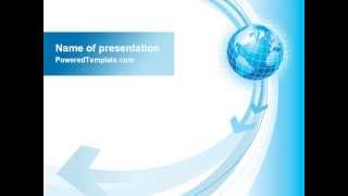 Global Changes PowerPoint Template by PoweredTemplate.com