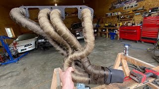 Wrapping Exhaust pipes/ Headers by Tony Loewen 124 views 11 months ago 4 minutes, 7 seconds