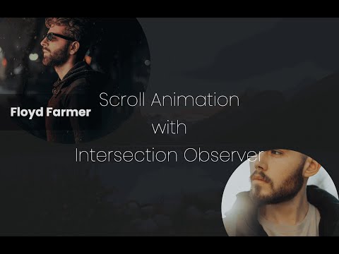スクロールして画像やテキストがフェードインして表示されるアニメーションページのデモ HTML/CSS/JavaScript
