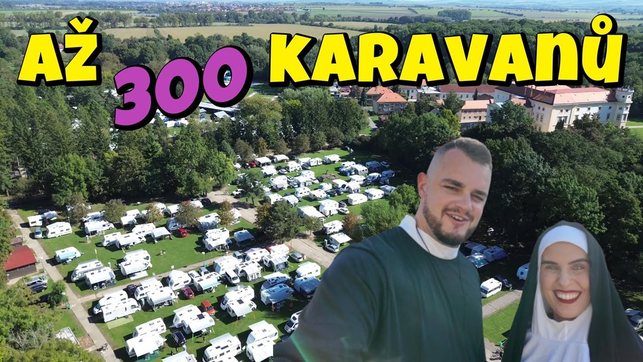Až 300 karavanů v kempu na Moravě