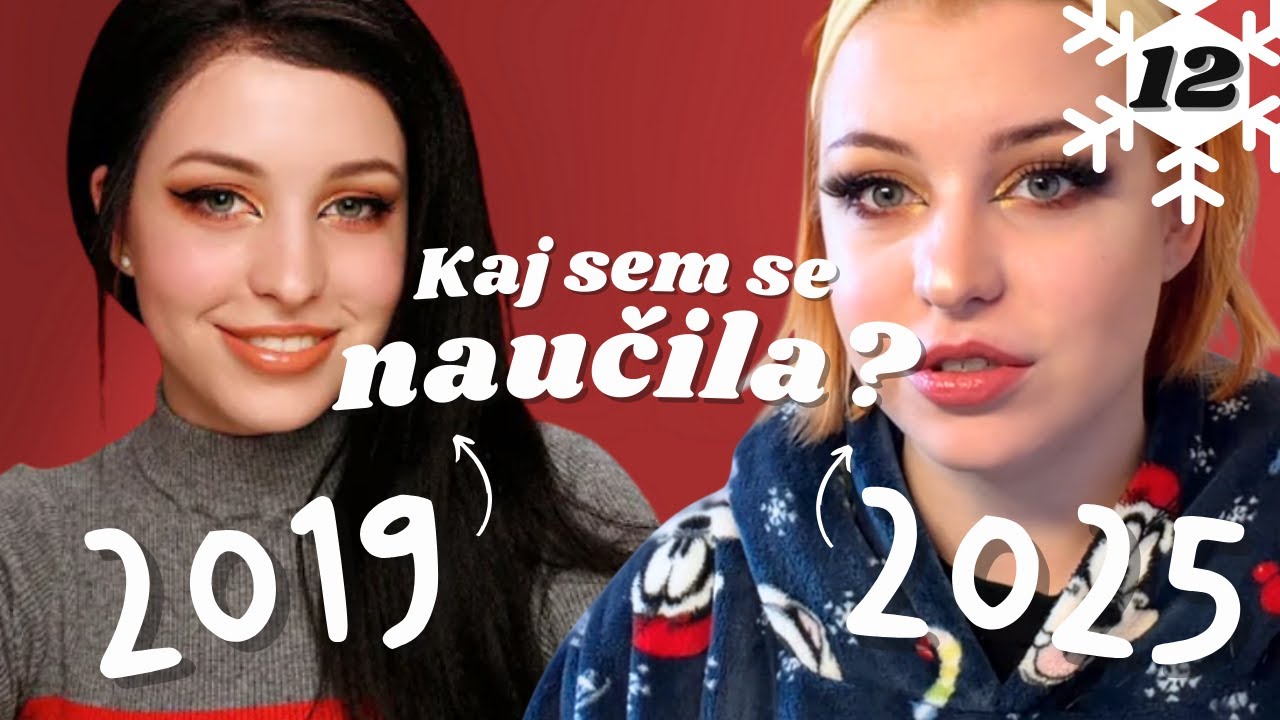 🎄Moj makeup 2019 VS 2025🎄| Vlogmas S9E12 | Kaya Solo