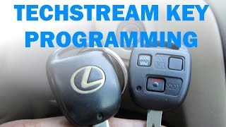 Key Immobilizer and Remote Programming Using Toyota Techstream Software  Toyota / Lexus