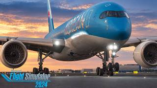 SCENIC Asian Journey! | Korean Air Airbus A350 | Incheon ✈ Taipei  | RTX™ 5090 4K
