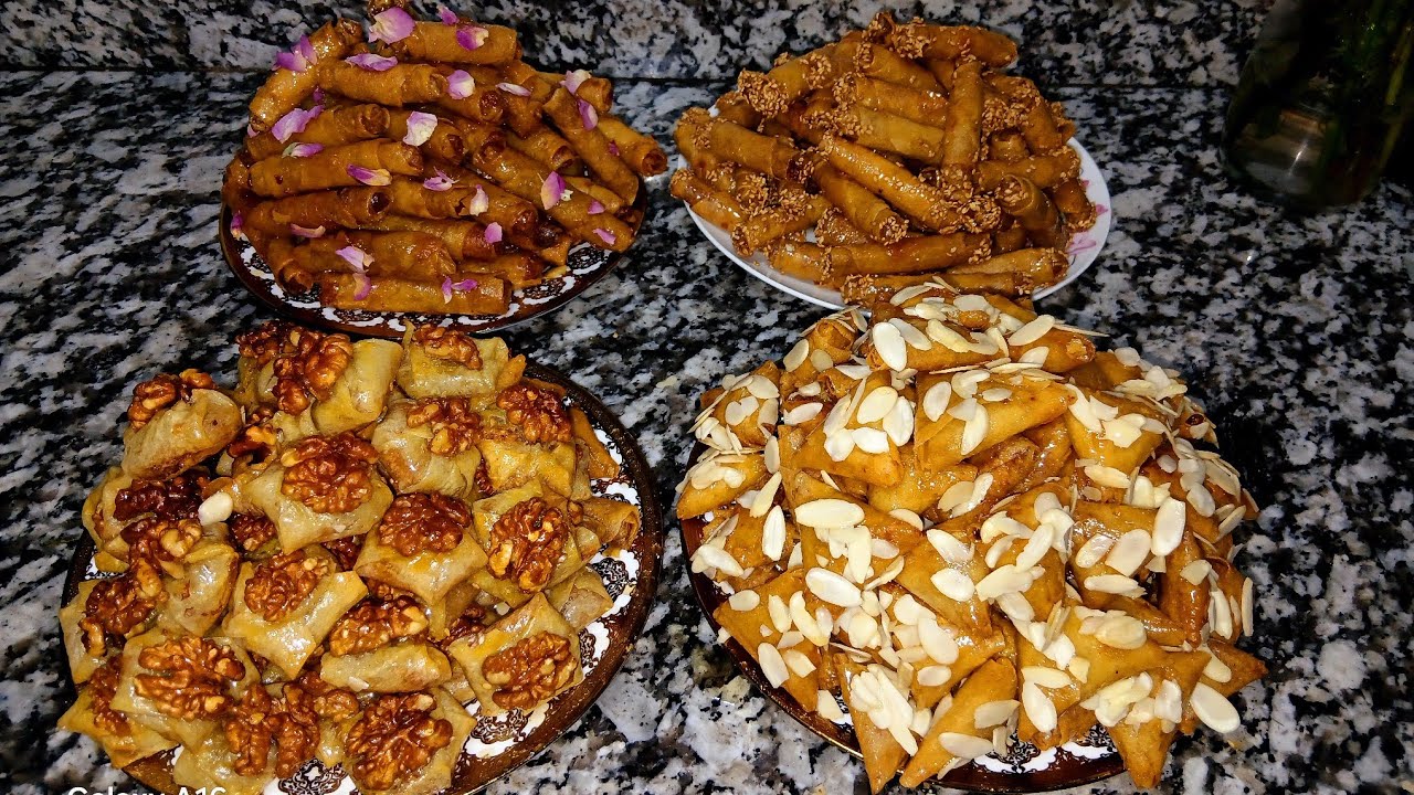 #معسلات_رمضان_2026  بتشكيلة متنوعة و بزوج مكونات فقط كيجيو رااائعيين و بطريقة سهلة بلا عذاب 