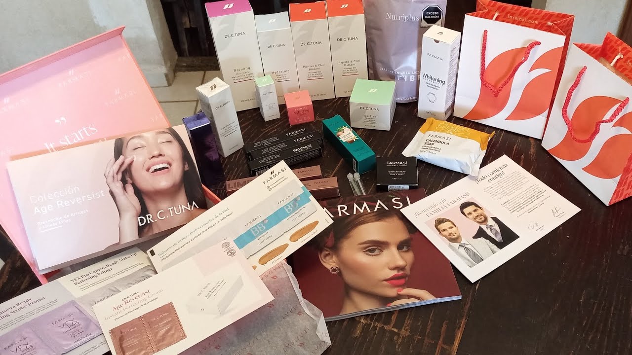 mi kit de inicio de Farmasi 🤍 🎁 YouTube