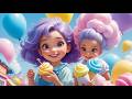 "Cotton Candy Kids Song 🍭 | Sweet &amp; Colorful Nursery Rhyme for Children | Fun &amp; Catchy Tune!"