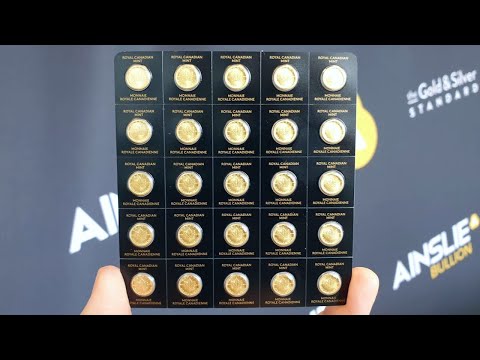 Royal Canadian Mint Maplegram Gold Coins