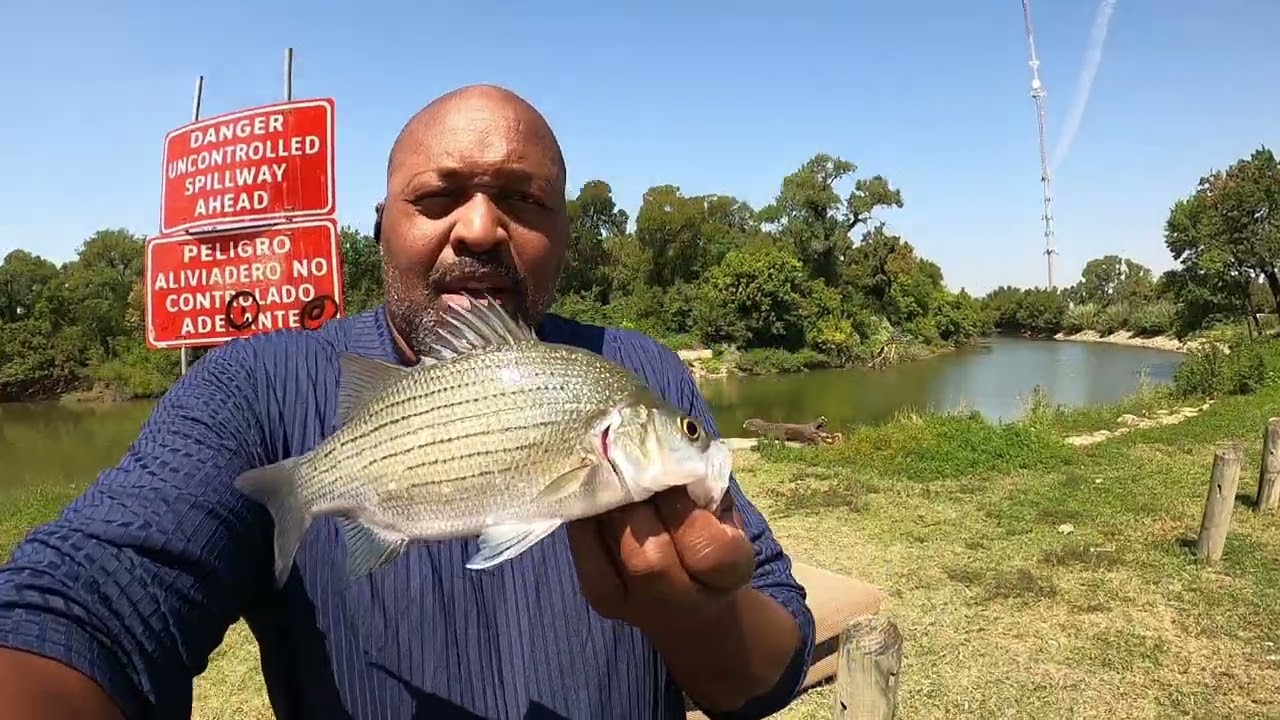 One of the best ways to fish California Crossing Spillway for Sandbass is Grubs with 1/4 jig