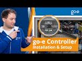 Go e controller installation  setup via display  goe