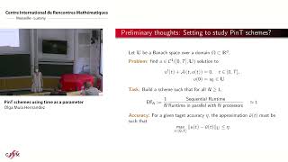 Olga Mula Hernandez: PinTS cheme using time as a parameter