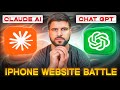 iPhone Website Battle: ChatGPT vs Claude AI