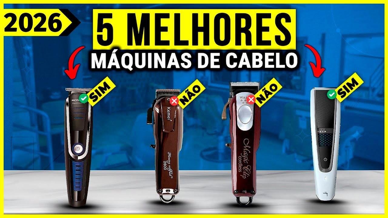As 5 Melhores Máquina De Cortar Cabelo Em 2026!