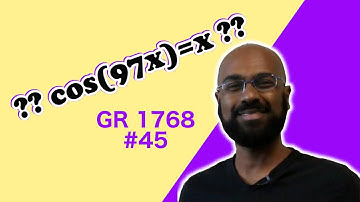 GRE Math Subject Test: GR 1768 #46 | Strange Trigonometric Equation